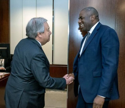 林德偉宣布 英國與HTS進行人道接觸 林德偉宣布 英國與HTS進行人道接觸