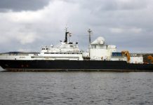 俄羅斯間諜艦駛入英國 英軍加強防禦 俄羅斯間諜艦駛入英國 英軍加強防禦