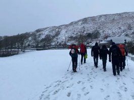 黃色雪災去行山 五名登山者獲救 黃色雪災去行山 五名登山者獲救