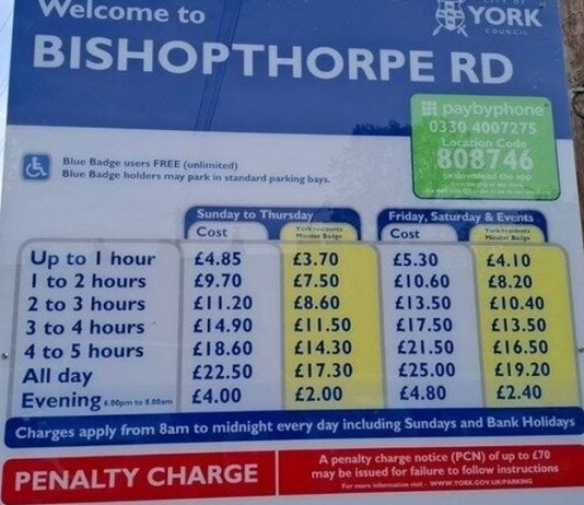 約克停車費暴漲500% 商戶怒批影響生計 約克停車費暴漲500% 商戶怒批影響生計