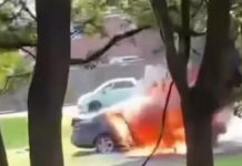 Salford爆發嚴重騷亂 約60蒙面青年焚燒車輛 Salford爆發嚴重騷亂 約60蒙面青年焚燒車輛