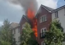 Warrington 10歲男童涉嫌縱火被捕 大火致50人疏散 Warrington 10歲男童涉嫌縱火被捕 大火致50人疏散