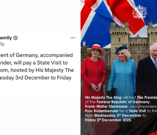 英國王將接待德國總統 廿七年來首次國事訪問 英國王將接待德國總統 廿七年來首次國事訪問