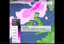 風暴布拉姆橫掃英國 強風暴雨導致多區停電 風暴布拉姆橫掃英國 強風暴雨導致多區停電