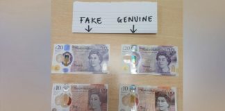 諾定咸郡出現偽鈔 多涉及外賣及網上購物 諾定咸郡出現偽鈔 多涉及外賣及網上購物