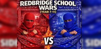 TIKTOK煽動紅藍校園戰 倫敦警方嚴密戒備 TIKTOK煽動紅藍校園戰 倫敦警方嚴密戒備