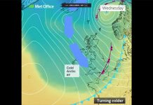 英國本週天氣轉濕冷 週三氣溫顯著下降 英國本週天氣轉濕冷 週三氣溫顯著下降