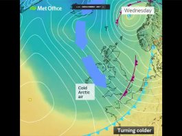 英國本週天氣轉濕冷 週三氣溫顯著下降 英國本週天氣轉濕冷 週三氣溫顯著下降